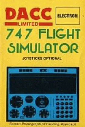 747 Flight Simulator (1983)(D.A.C.C. Ltd.) box cover front